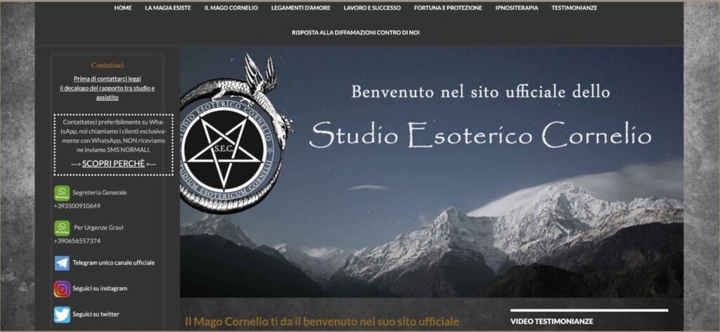 studio esoterico cornelio